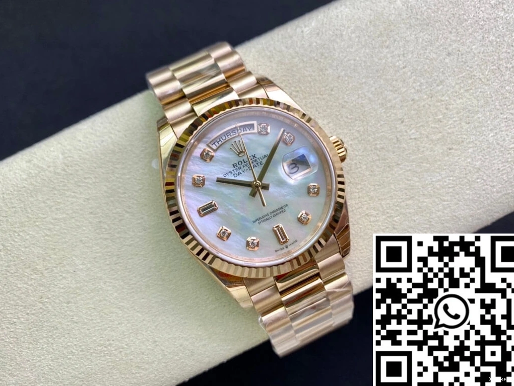 Rolex Day Date Dial Factory Mother-Of-Pearl M128235-0029 EW White 1212